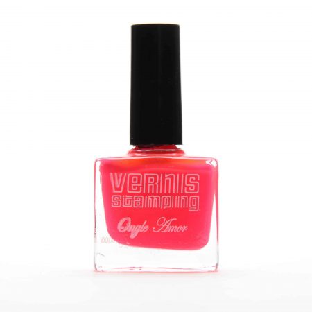 Vernis Stamping Rose Fluo -