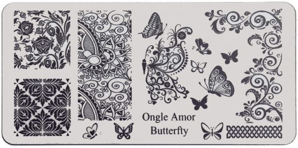 Butterfly - plaque de stamping
