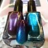 Vernis Stamping Bleu Pailletes -