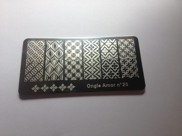 Plaque ONGLE AMOR n°20