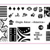 Plaque América ONGLE AMOR