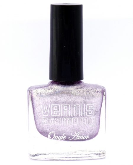 Vernis Stamping Rose Argenté -